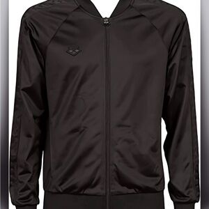 Arena NWT Men's Black Lightweight Full-Zip Performance Track Jacket